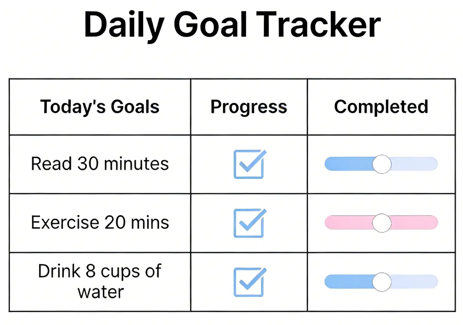 Daily Goal Tracker